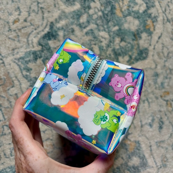 Care Bears X Skinny Dip London Rainbow Cosmetic Bag Clouds Fun Girly Cartoon - Picture 3 of 5